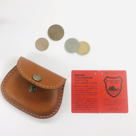 【町田店】栃木レザーでつくる　ふっくらコインケース